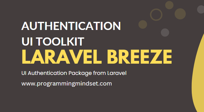 Laravel Breeze Install Step By Step Guide  - https://programmingmindset.com/public