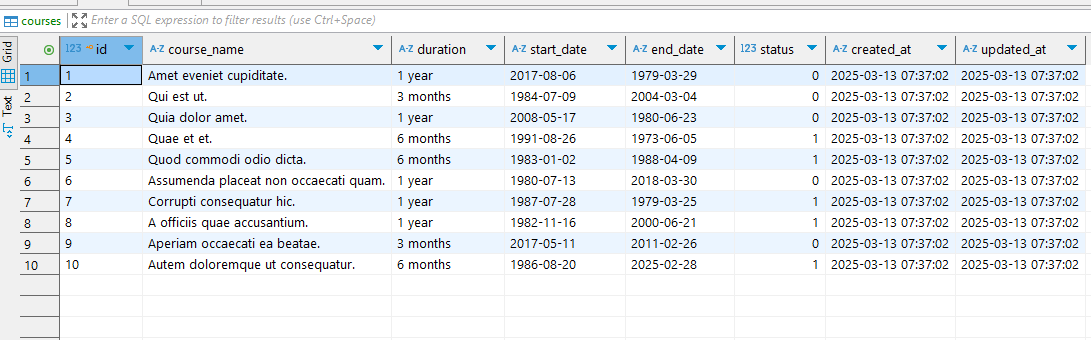 laravel database seeder file - programmingmindset.com