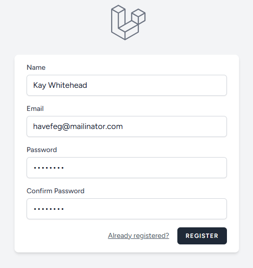 laravel breeze authentication registration -programingmindset.com
