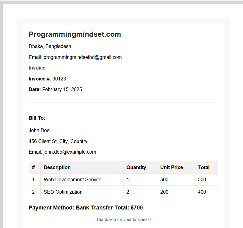 laravel dompdf invoice download - programmingmindset.com